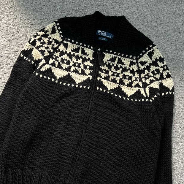 [100] 폴로 랄프로렌 해비울니트집업