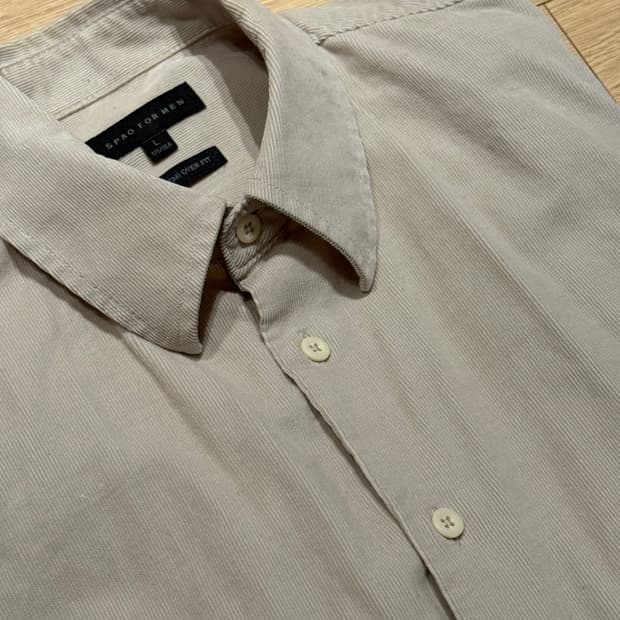 SPAO FOR MEN 코듀로이 셔츠 베이지 L
