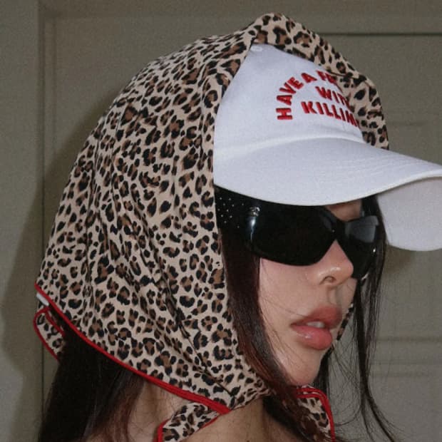 킬리만 레오파드 스카프  Killiman leopard scarf