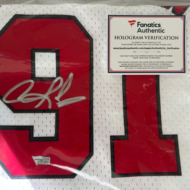 [Fanatics 인증] 데니스 로드맨 싸인 시카고불스 미첼앤네스 져지