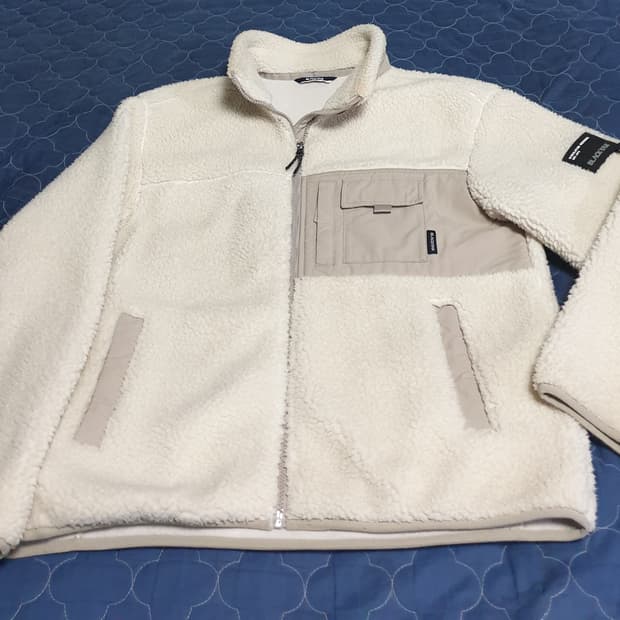 블랙야크 윈드블록 쉐르파 포메폴리스 자켓 크림 (L)