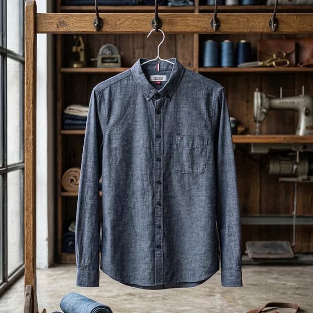 👖타미힐피거 데님셔츠👖