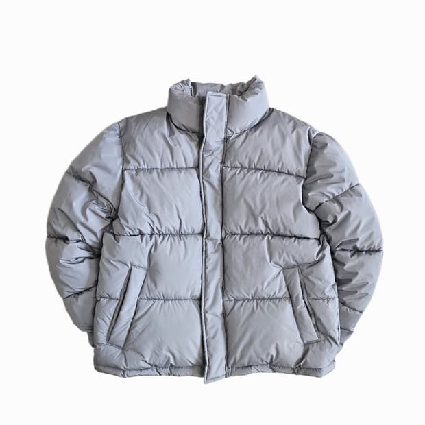 디키즈 숏패딩 S 회색