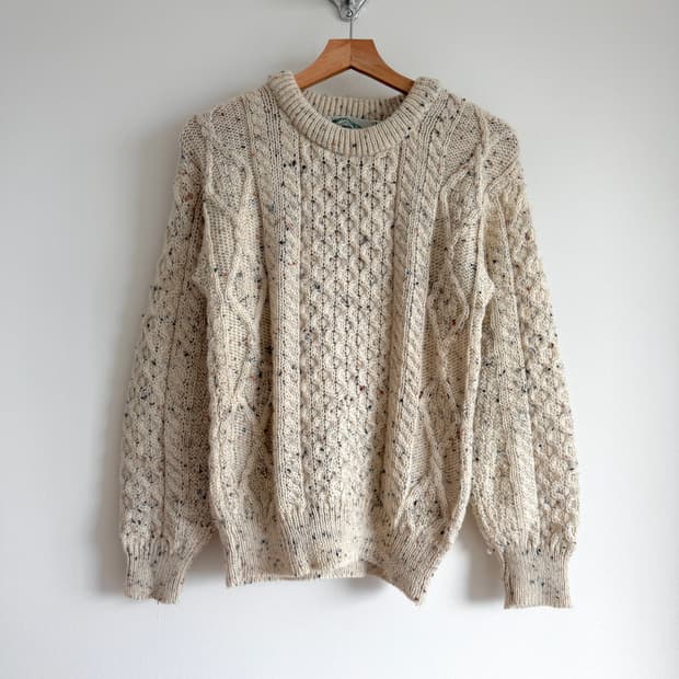 아란크래프트(aran crafts) 헤비울 니트(IRELAND) 78,0