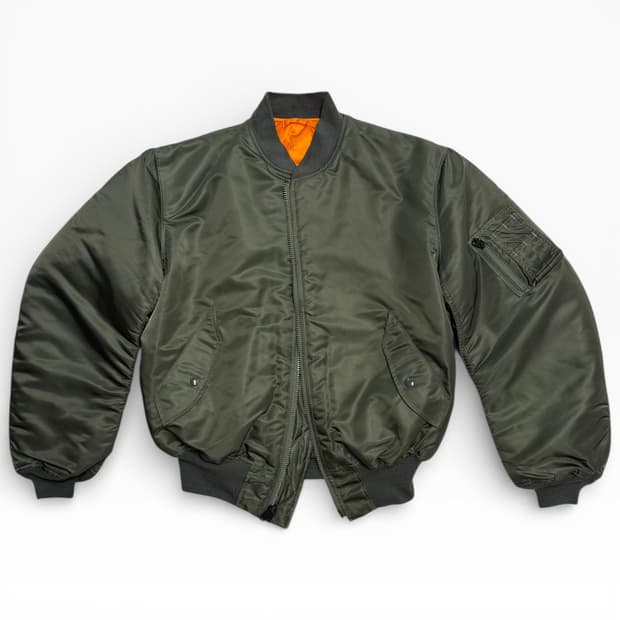 캡 클로딩 오리지널 MA-1 플라이트 자켓, XXL