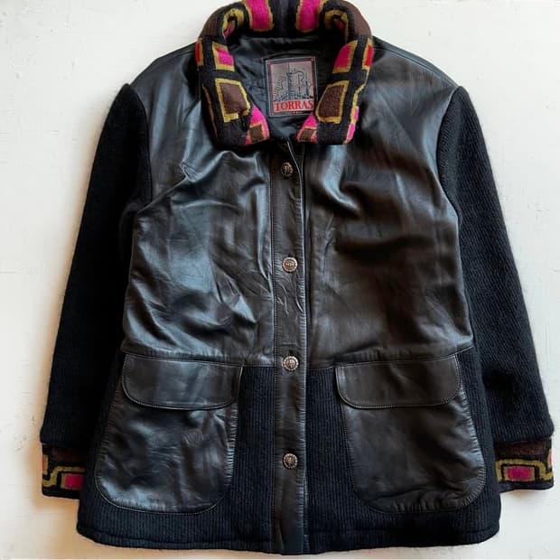90's Torras 레더자켓