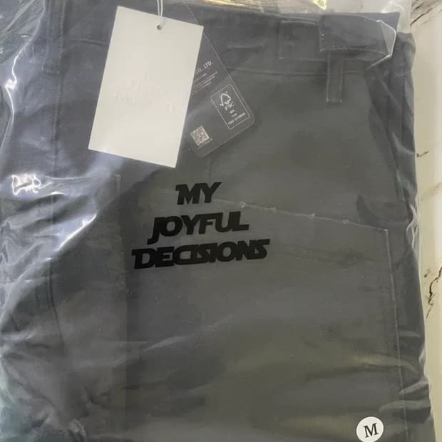 (m)MJD 엠제이디 캔버스 3D 니 팬츠 차콜