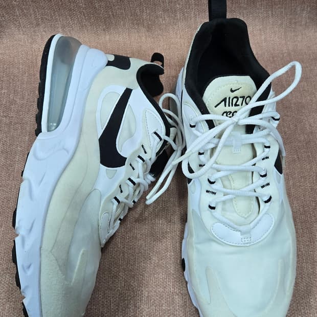 나이키 275mm-  에어맥스 270 리액트 화이트 블랙