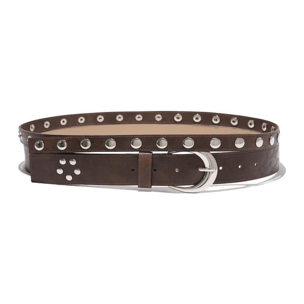 파르티멘토 3웨이 더블 레이어드 벨트 브라운