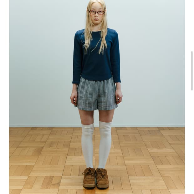 코이세이오 038 ETHNIC SHORTS LIGHT GREY