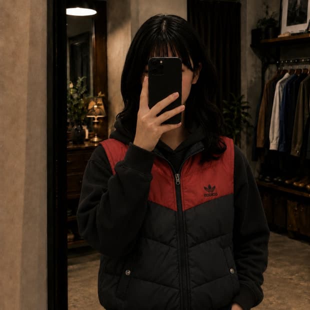 아디다스 패딩조끼 80s