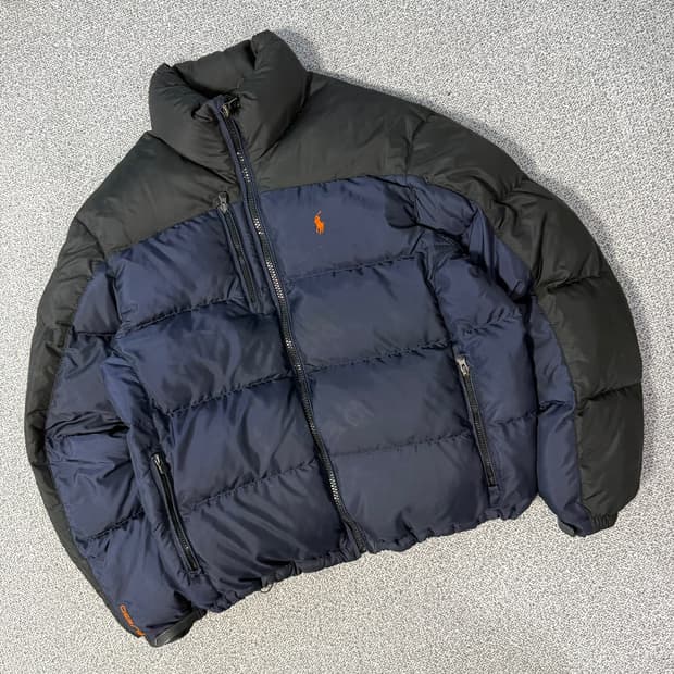 폴로 다운 패딩 자켓