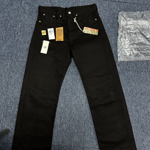 rrl 더블알엘 빈파포 빈티지파이브포켓 블온블 30x30