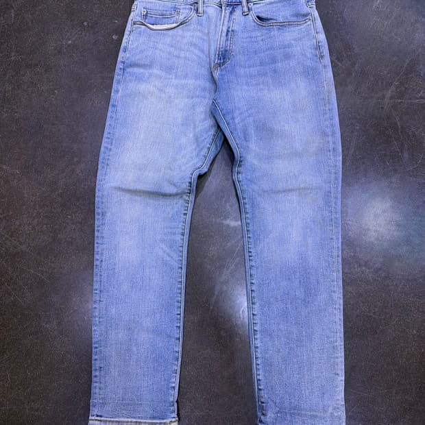 GAP 갭 빈티지 라이트 워싱 연청 슬림핏 데님팬츠 30