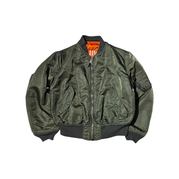 1990's 알파인더스트리 MA-1 웨스트 버지니아 자수 M