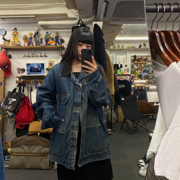 70s 빈티지 데님 초어자켓