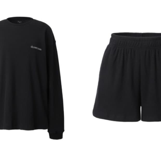 쓰리타임즈 Cozy waffle top&shorts