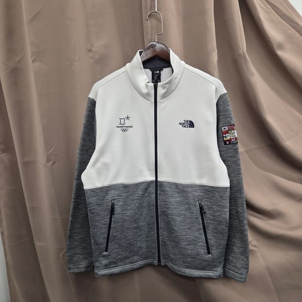 노스페이스 평창 올림픽 패치 집업 자켓 105
