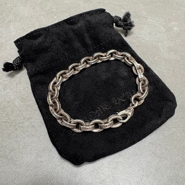 크롬하츠 페이퍼체인 라지 팔찌