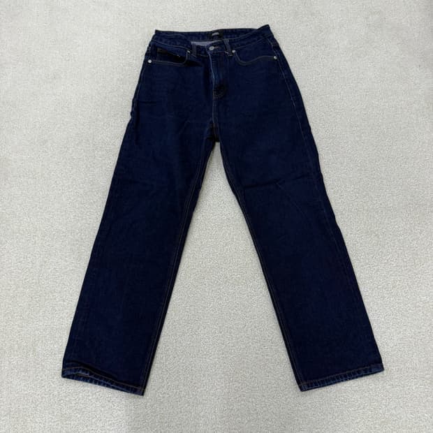[30] 무신사스탠다드 딥 인디고 세미와이드 데님팬츠 0108T1