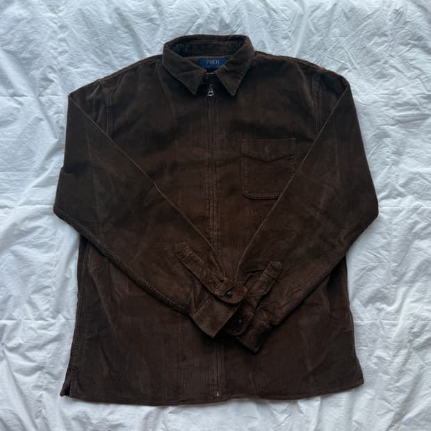 폴로랄프로렌 코듀로이 셔츠 자켓 브라운