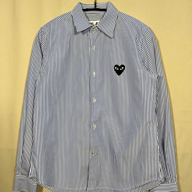 꼼데가르송 스트라이프 셔츠 처분 