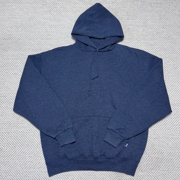 (L) 00s 빈티지 러셀 애슬레틱 네이비,그레이 후드