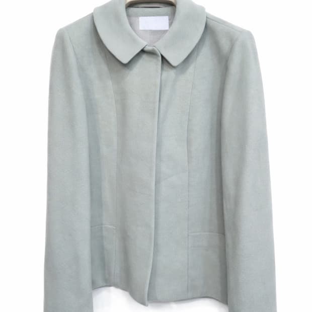 [MINE 마인] 한섬 여성 울 자켓 그레이베이지 / 탈부착 카라
55