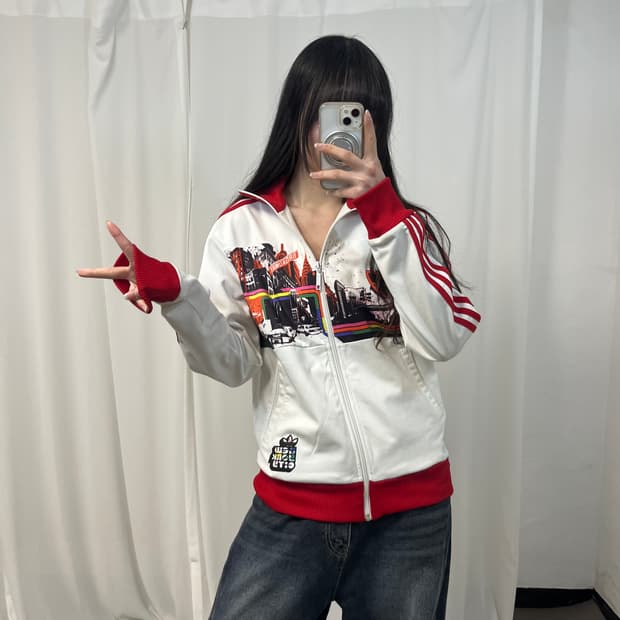 Adidas Manhattan Red & White Jersey