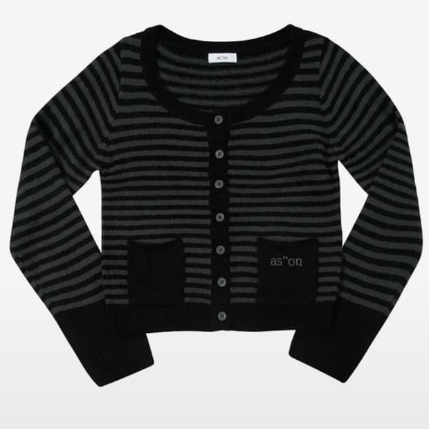 애즈온 ason 넛 포켓 가디건