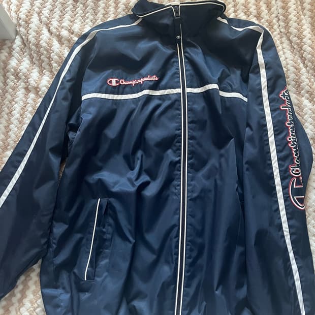 챔피온 바람막이 네이비