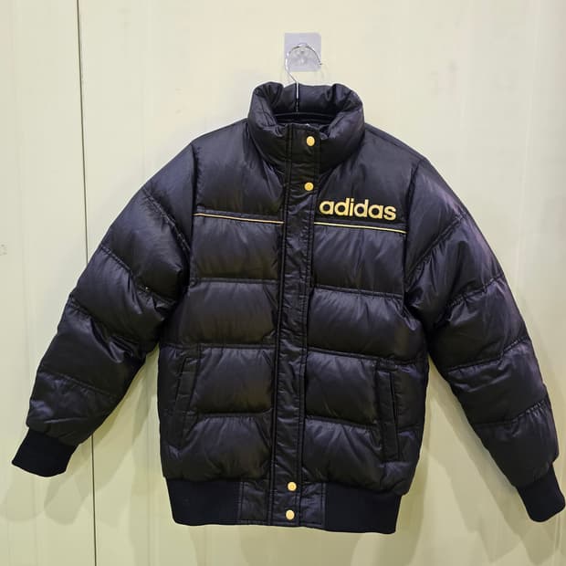 빈티지 아디다스 빅로고 패딩 점퍼