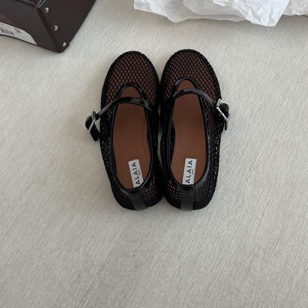 Alaia 알라이아 피시넷 블랙 37.5
