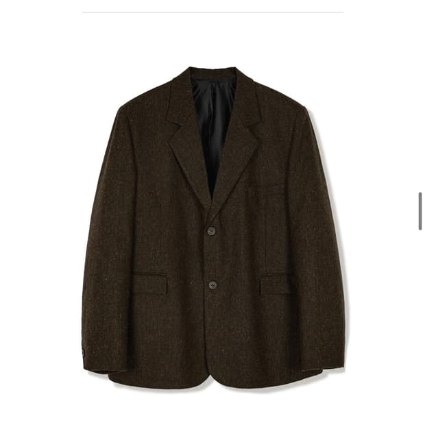 수아레 홈스펀 세미오버 블레이저 (M사이즈) 