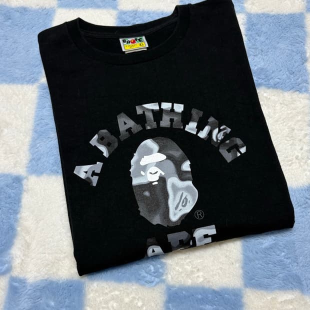 bape 블랙 롱슬리브 XL