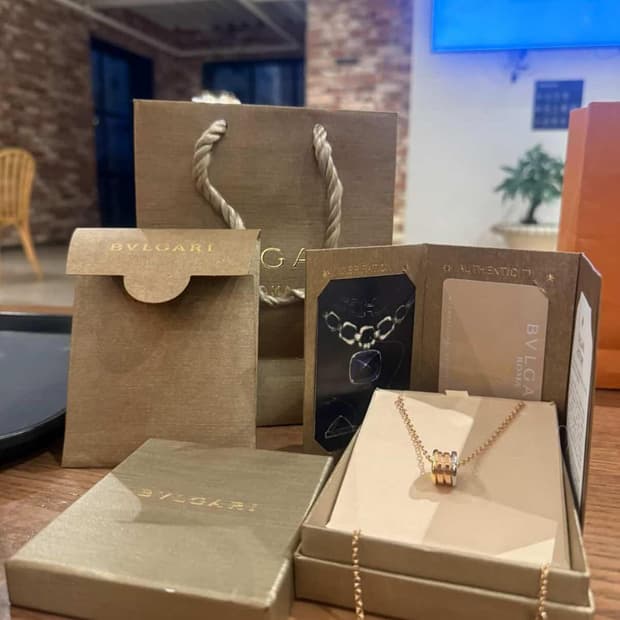 불가리 금목걸이