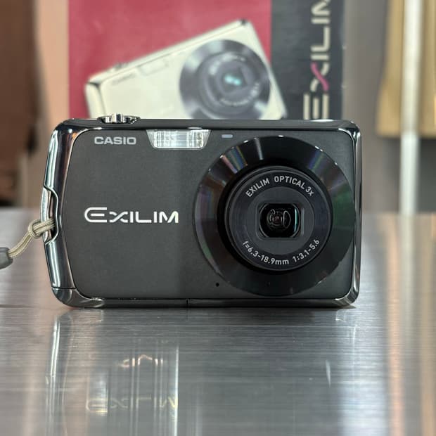 박스O/날짜표시)카시오 ex-z330 블랙 빈티지디카