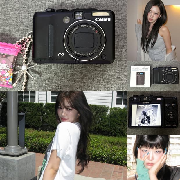 아이브 안유진 디카 📹캐논 파워샷 G9 (컨디션good)