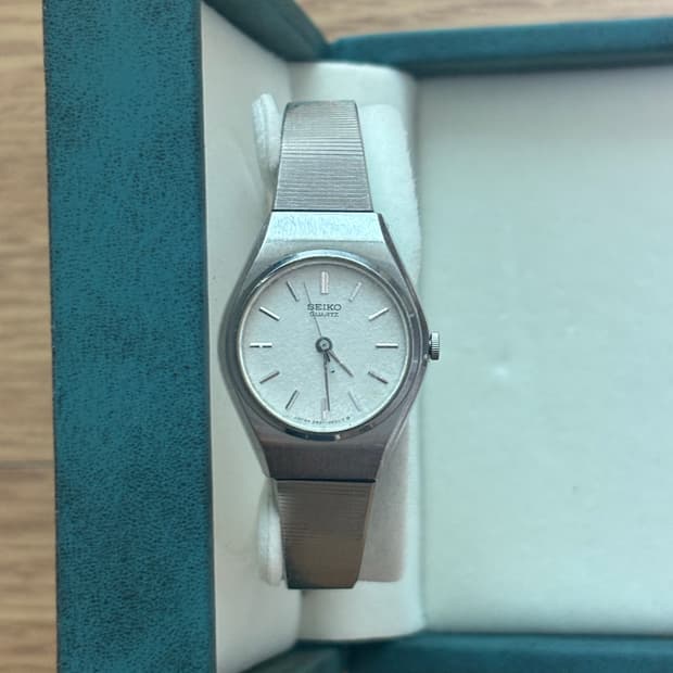 세이코 빈티지 여성 쿼츠 시계 3421-0070 