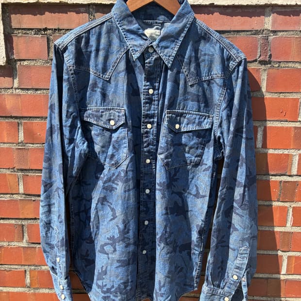 Back Number 카모 데님 셔츠