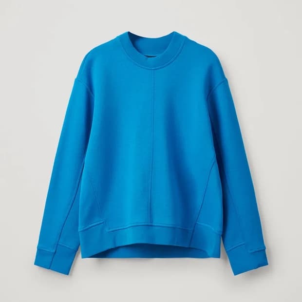 L) 코스 패널드 코튼 스웻셔츠