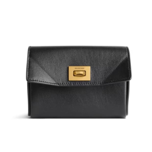 [OS]발렌시아가 로데오 플랩 카드 홀더 지갑 블랙