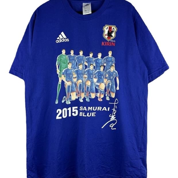 [L] ADIDAS 아디다스 JFA 축구프린팅 오버핏 반팔티