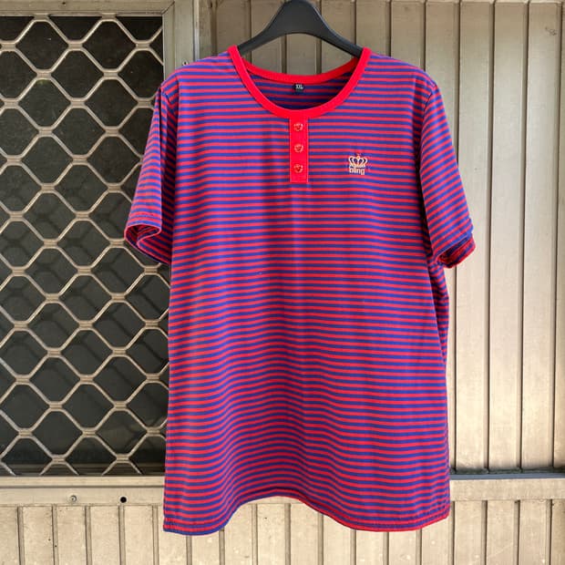 NONE vintage crown point stripe tee