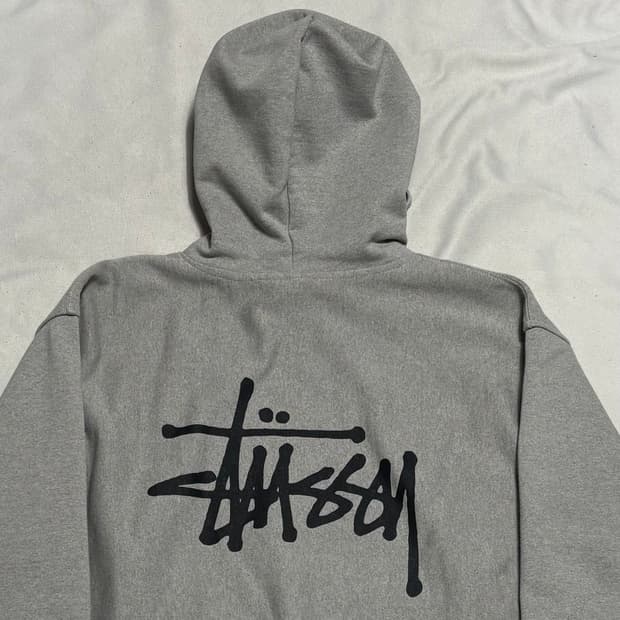 스투시 그레이 후디