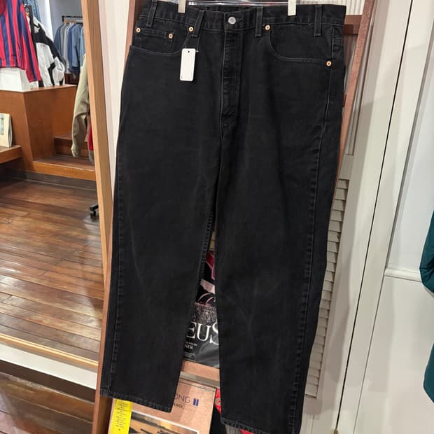 J31 00s USA 리바이스 550 흑청 데님팬츠 38X30