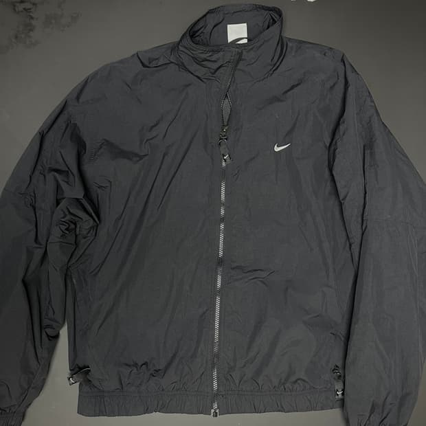 나이키 nrg 솔로 스우시 우븐 트랙 자켓 블랙 아시아 L