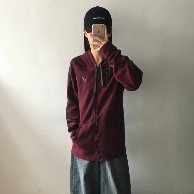 아디다스 사이드라인 후드집업