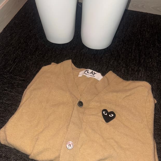 꼼데가르송 PLAY 가디건 베이지 L