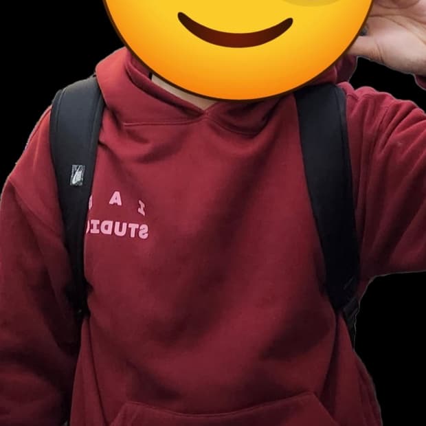 급처)아이앱 스튜디오 라즈베리 후드티 L